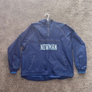 Blue windbreaker